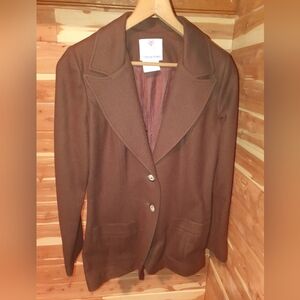 Vintage 70s Collegetown Brown Women's Jacket